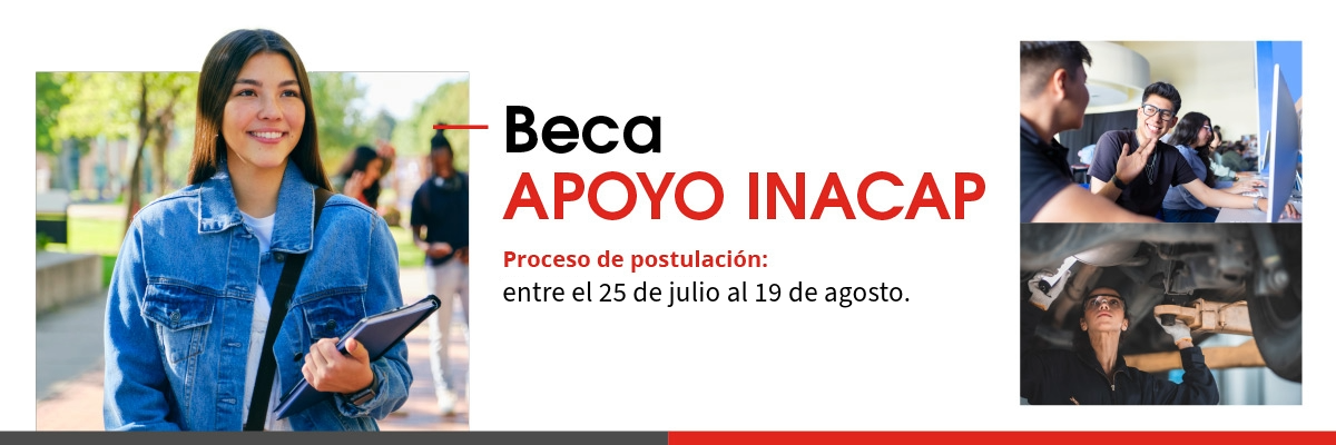 INACAP inicia postulación a Beca de Apoyo a Estudiantes Semestre Primavera 2024