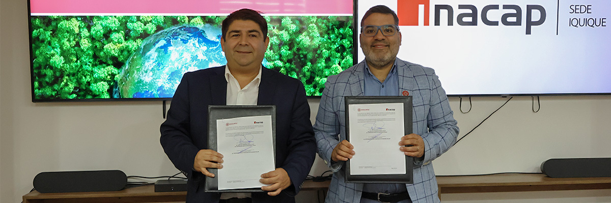 INACAP Sede Iquique y CircularTec firmaron un acuerdo marco de colaboración