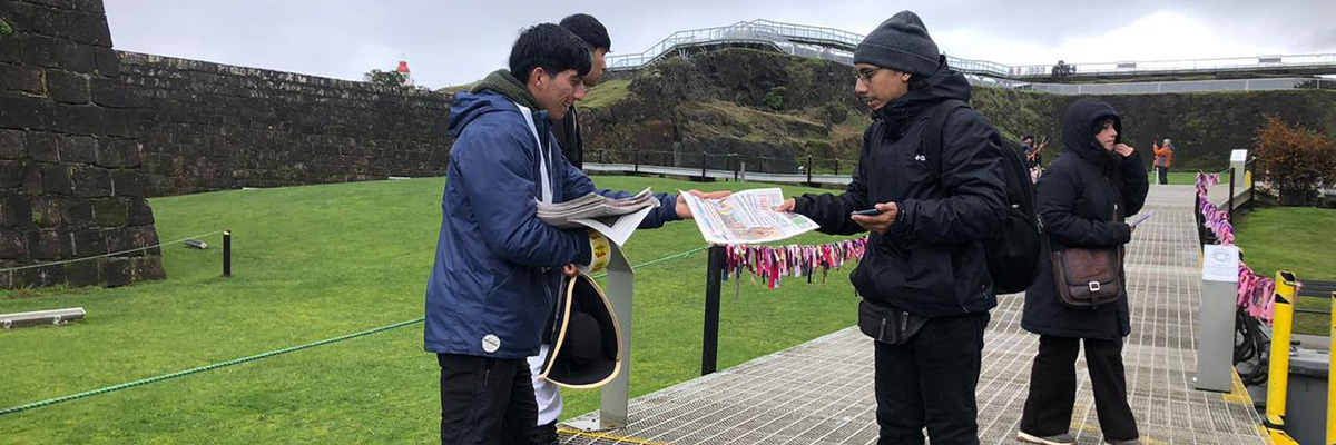 Estudiantes de INACAP Valdivia, participando de la actividad