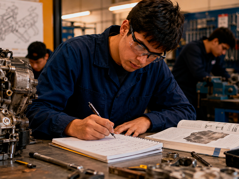 Trabajo en el Taller, INACAP Sede Copiapó