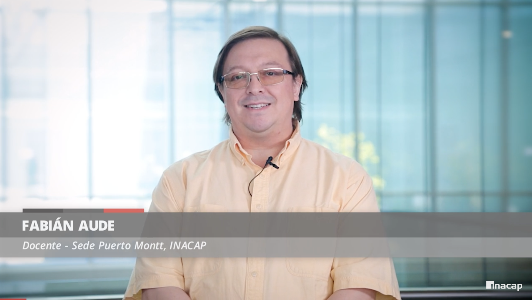 Docente Fabián Aude Brevis de INACAP