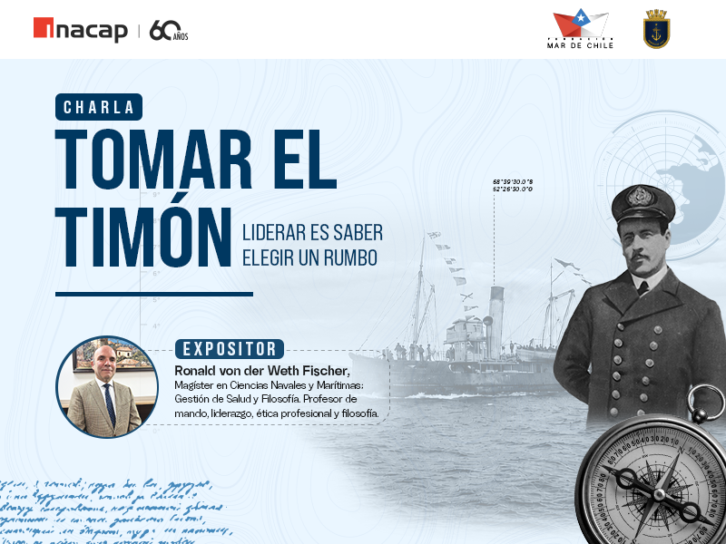 foto charla: Tomar el Timón: Liderar es saber elegir un rumbo