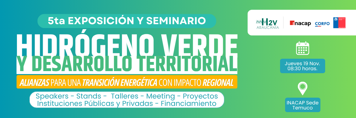 5ta Exposición y Seminario: Hidrógeno Verde y Desarrollo Territorial