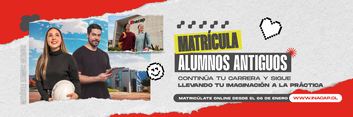 matrícula estudiantes antiguos INACAP
