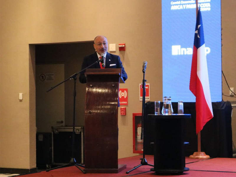 VRS dando las palabras de inicio de la actividad