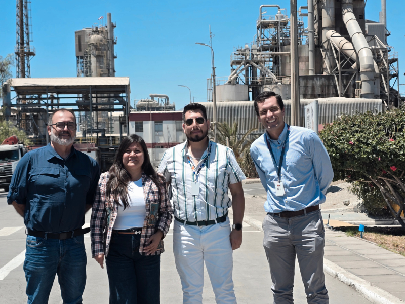 Docentes INACAP Antofagasta finalizan pasantía en ENAEX con actividades en planta industrial