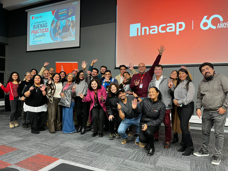Docentes participantes del encuentro de Buenas Prácticas Docente en INACAP Sede La Serena