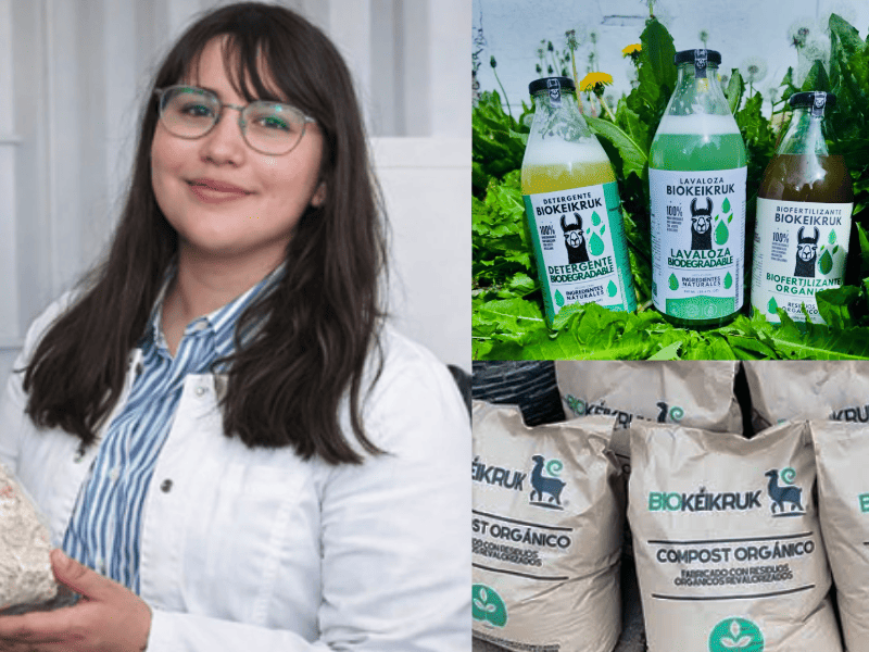 Lorenza Zanoni, exalumna de INACAP transforma residuos en oportunidad