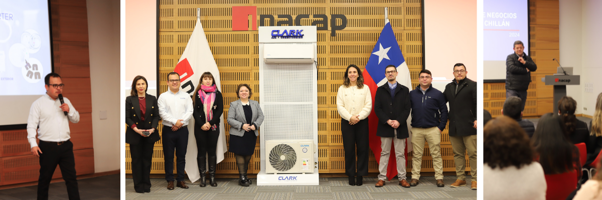 Clark realiza charla sobre innovaciones en climatización para estudiantes de INACAP Sede Chillán