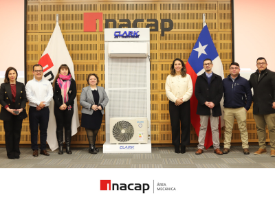 Clark realiza charla sobre innovaciones en climatización para estudiantes de INACAP Sede Chillán