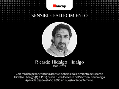 Sensible fallecimiento docente Ricardo Hidalgo Hidalgo