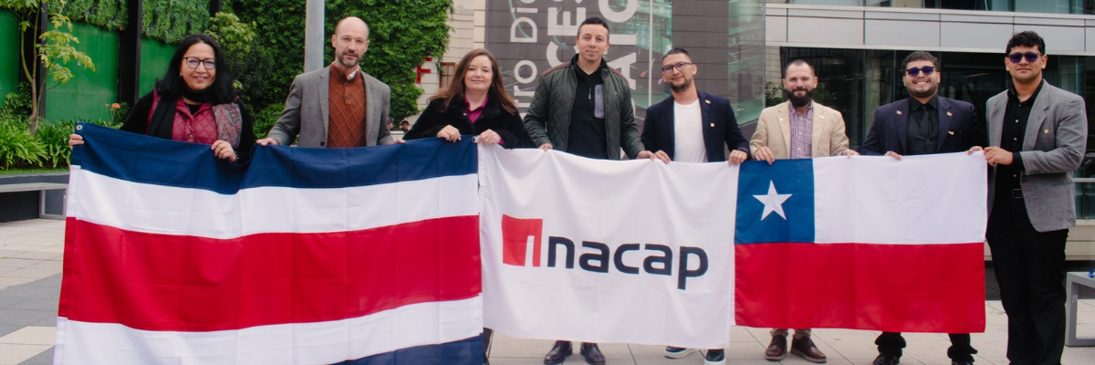 Estudiantes del INA durante su pasantía tecnológica en INACAP