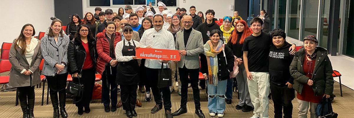 Innovación y creatividad se unen en charla de chef y exalumno Eugenio Melo en Sede Concepción-Talcahuano