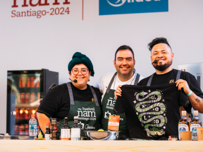 Festival ÑAM 2024: El docente y exalumno de INACAP, Nicolás Carrasco, se luce como parte de la organización de esta fiesta gastronómica