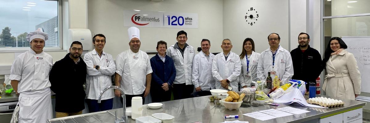 INACAP Sede Talca inicia curso de Técnicas Gastronómicas de Cocina Moderna para colaboradores de PF Alimentos