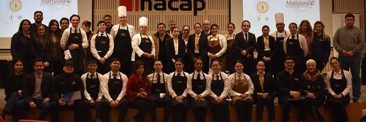 Estudiantes de INACAP gastronomía finalizando 3ra Edición de “Maridando”