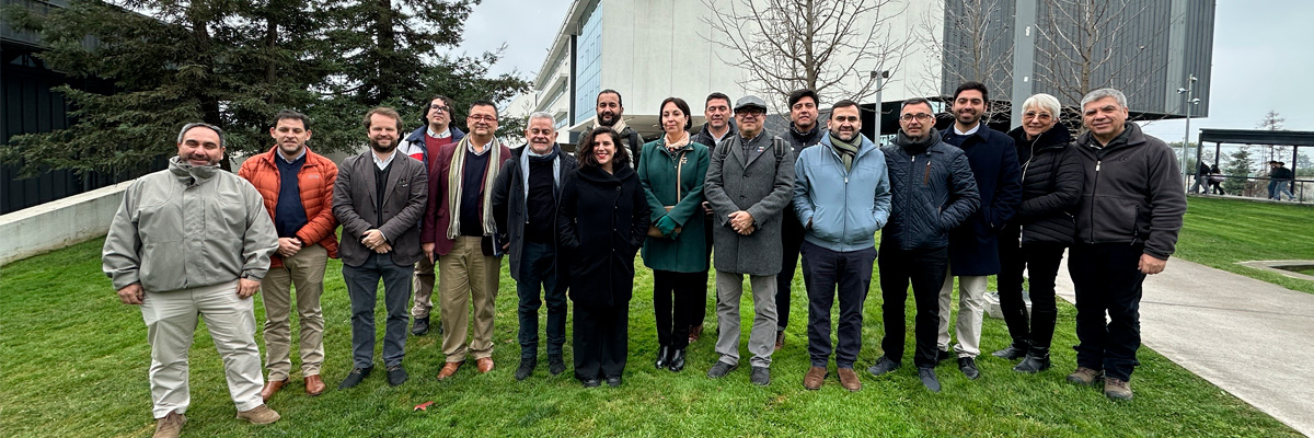 Los integrantes del Consejo Regional de la CChC