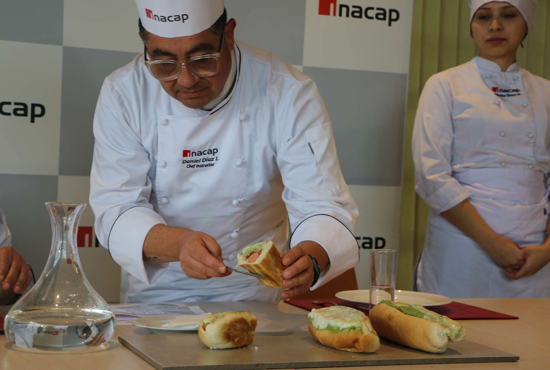 El Chef Instructor Daniel Díaz.