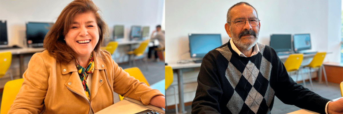 Estudiantes mayores de 60 años asisten a clases con Beca Dorada en INACAP