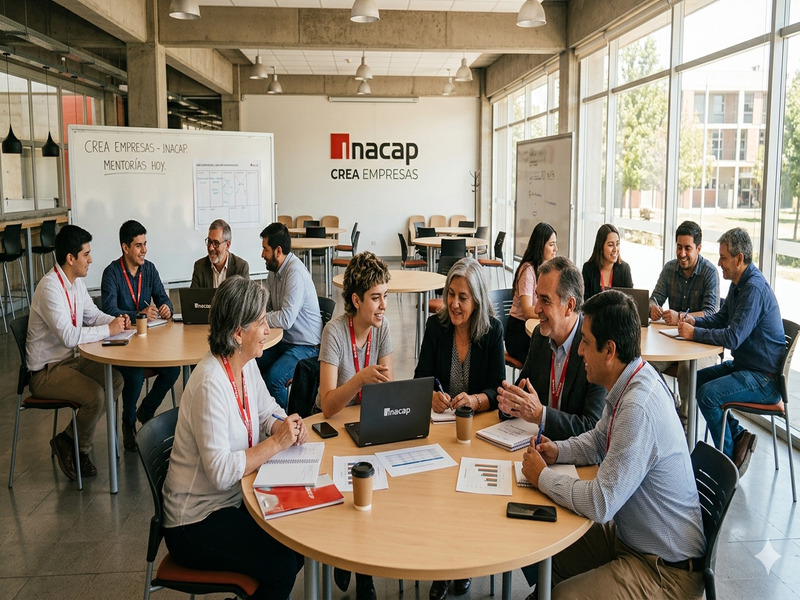 Evento CREA Empresas, 4, 11, 18 y 25 de septiembre, INACAP Sede Maipú