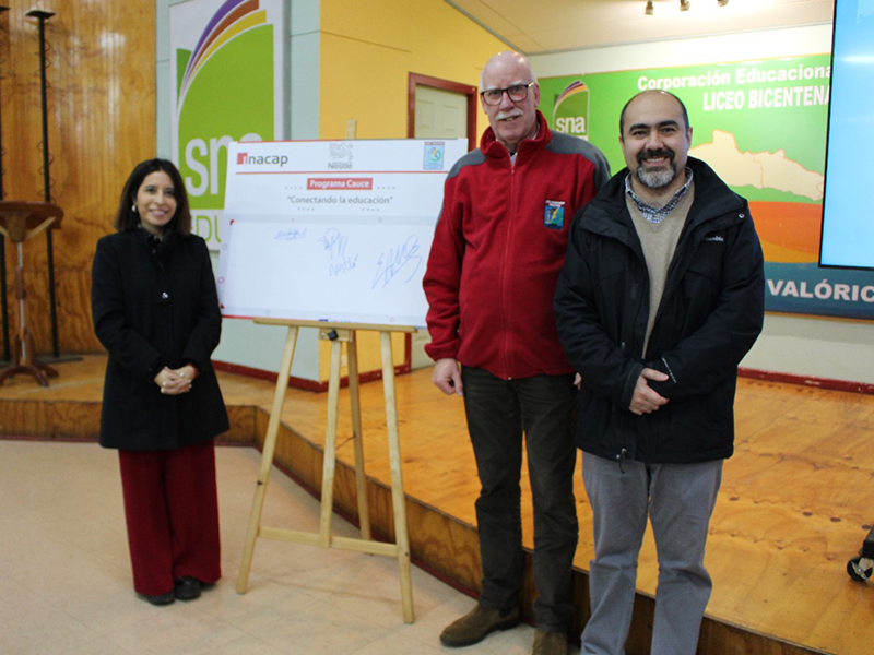 Programa Cauce Nestlé, INACAP, Liceo Ricardo Fenner