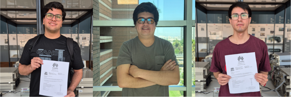 estudiantes que aprobaron certificación Internacional Huawei
