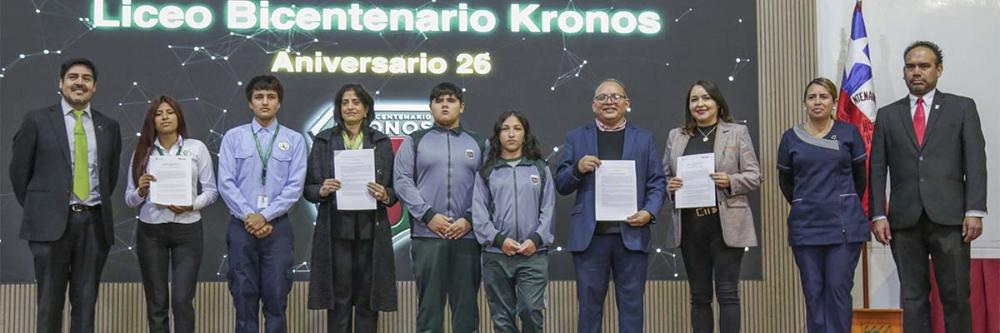 INACAP Iquique y Colegio Kronos de Alto Hospicio sellan convenio para fortalecer trayectorias educativas