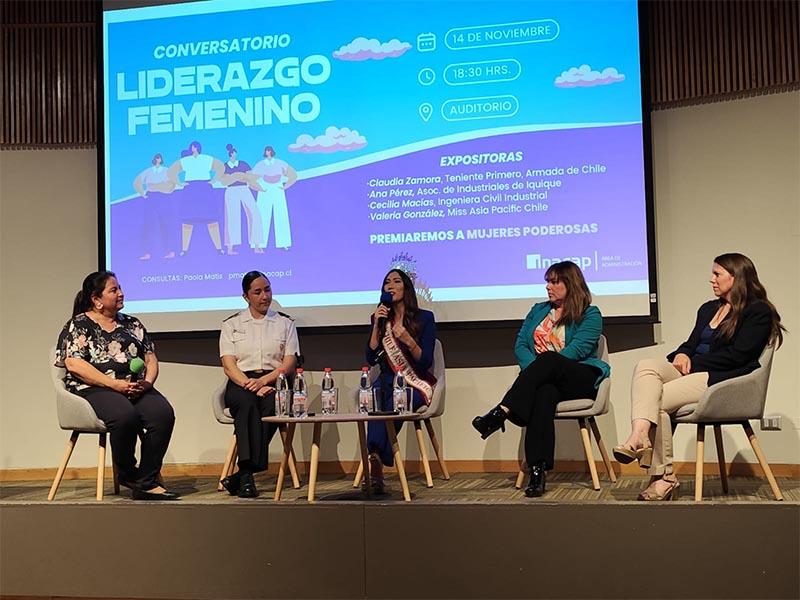 Conversatorio de Liderazgo Femenino inspira a nuevas generaciones en INACAP Sede Iquique