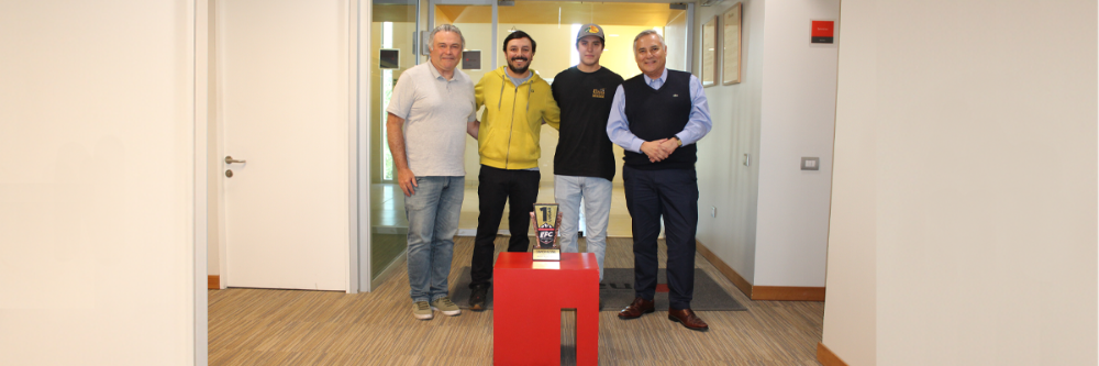 Agustín Uribe junto a Vicerrector sede Rancagua y docentes