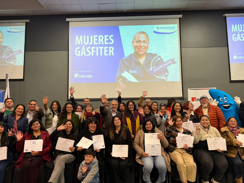 Certificadas del Programa Mujeres Gasfíter